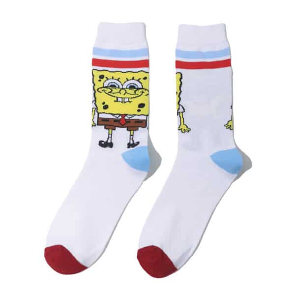Male Personality Medium Tube Cotton Sponge Cartoon Crab Boss Female Cartoon Long Tube Animation Men'S Socks-5Prs - Image 6