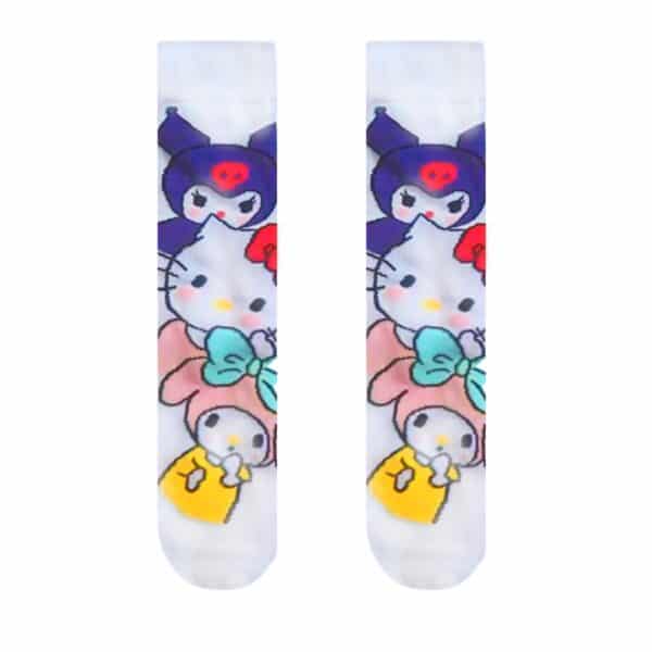 Women'S Four Seasons Women'S Cotton Animation Male Manufacturer Hello Kitty Ins Trendy Socks Men'S Socks-5Prs - Image 8