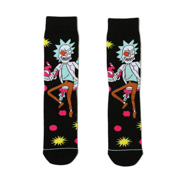 Men'S Cotton Socks And Women'S Animation Medium Tube Men'S Socks Wholesale Medium Tube Couple Socks-5Prs - Image 9