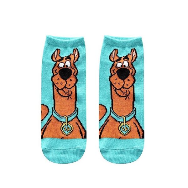 Men'S Four Seasons Popular Scooby Doo Tide Socks Wholesale Socks Cartoon Cotton Women'S Cotton Socks Boat Socks-5Prs - Image 8