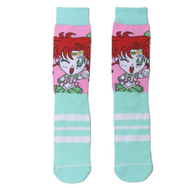 Female Casual Cotton Medium Tube Sailor Moon Anime Manga Day Man Women'S Socks-5Prs - Image 9