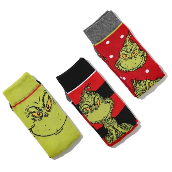 Men'S Medium Tube Socks Wholesale Four Seasons Women'S Animation Women'S Cartoon Tide Men'S Socks-5Prs - Image 4