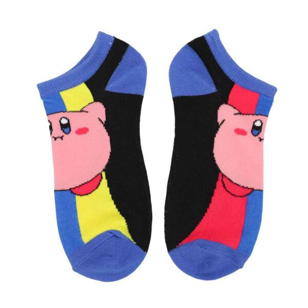Female Wholesale Male Star Kirby Tide Socks Manufacturer Socks Cartoon Four Seasons Boat Socks Cute Cotton Short Socks-5Prs - Image 6
