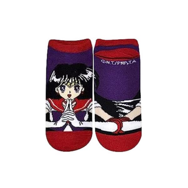 Four Seasons Sailor Moon Tide Socks Short Socks Cotton Cute Ladies Cotton Socks Boat Socks-5Prs - Image 9