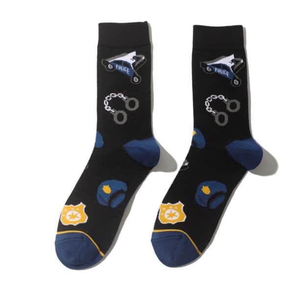 Men'S Wholesale Trendy Socks Female Animation Cartoon Cotton Socks Comic Male Medium Tube Pirate Socks-5Prs - Image 10