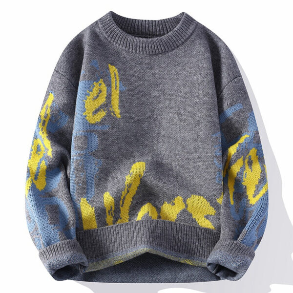 Popular Men'S Autumn And Winter 2024 New Semi-Turtleneck Sweater Men'S Thickened Top - Image 3