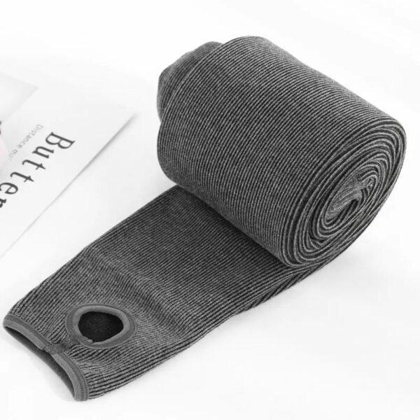 Autumn And Winter Fleece Thickened Threaded Cotton Vertical Striped Leggings, Women'S Integrated Pants - Image 9