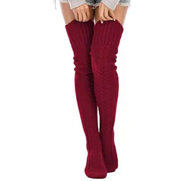Mohair Long Tube Knee Stacking Socks Women, Cross-Border Long Tube Extended Knitted Wool Socks Women - Image 12
