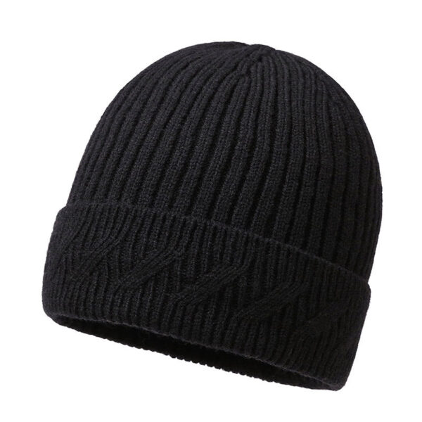 Men'S Knitted Hat Winter Travel Warm Pullover Hat Outdoor Sports Youth Solid Color Simple Hat - Image 11