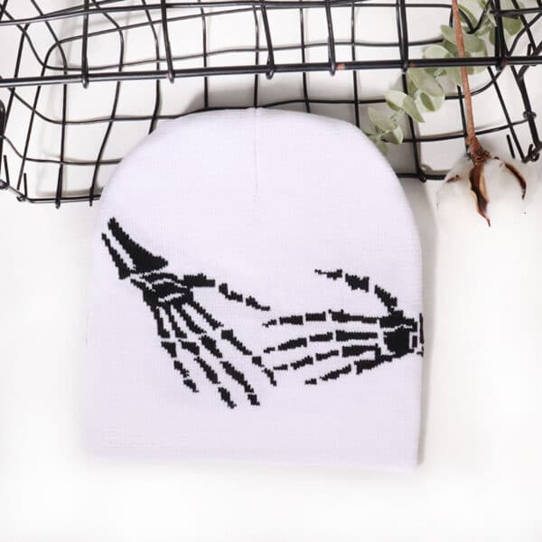 5Pcs-Popular Men And Women Outdoor Street Personality Casual Hip Hop Trend Acrylic Jacquard Warm Knitted Hat - Image 7