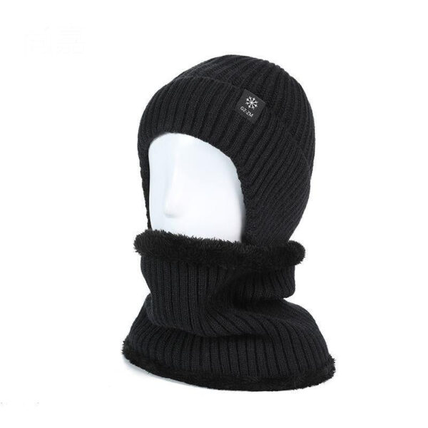 Hat Men'S Winter Warm Wool Hat Thickened Ear Protector Winter Autumn And Winter Knitted Hat Men'S Winter - Image 6