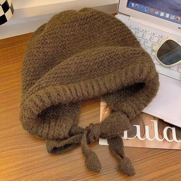Fair Island Style Knitted Hat Children'S Retro Dual-Purpose Bag Hat Warm Wool Hat Ear Protection Street Style - Image 13