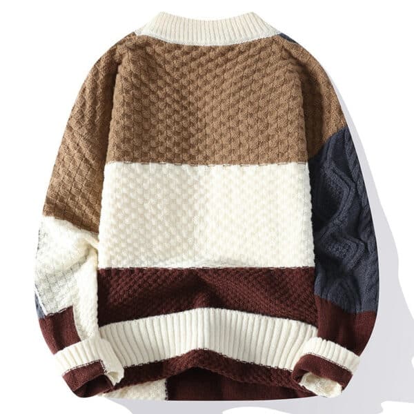 Men'S Sweater Autumn And Winter New Men'S Knitted Sweater Casual Men'S Warm Outdoor Boys Loose Men'S Clothes - Image 2