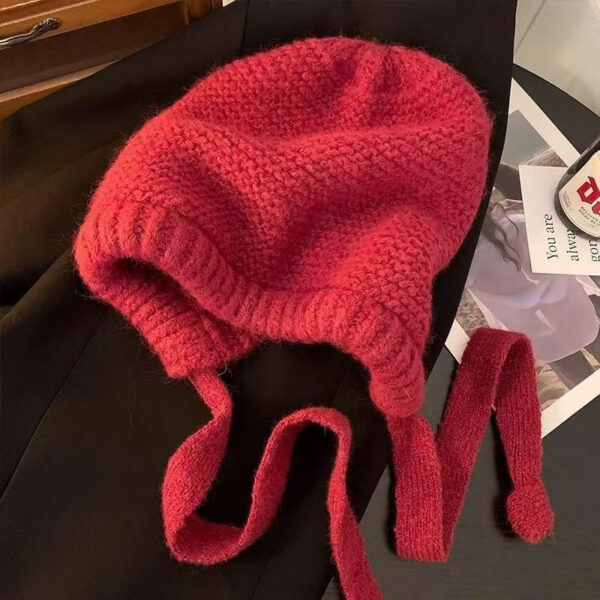 Fair Island Style Knitted Hat Children'S Retro Dual-Purpose Bag Hat Warm Wool Hat Ear Protection Street Style - Image 14