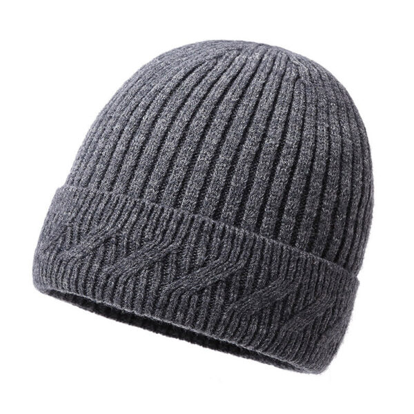 Men'S Knitted Hat Winter Travel Warm Pullover Hat Outdoor Sports Youth Solid Color Simple Hat - Image 14