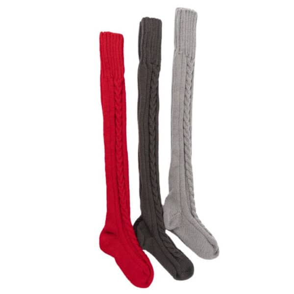 Mohair Long Tube Knee Stacking Socks Women, Cross-Border Long Tube Extended Knitted Wool Socks Women - Image 5