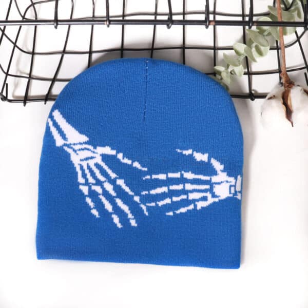 5Pcs-Popular Men And Women Outdoor Street Personality Casual Hip Hop Trend Acrylic Jacquard Warm Knitted Hat - Image 2