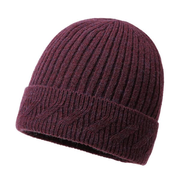 Men'S Knitted Hat Winter Travel Warm Pullover Hat Outdoor Sports Youth Solid Color Simple Hat - Image 13