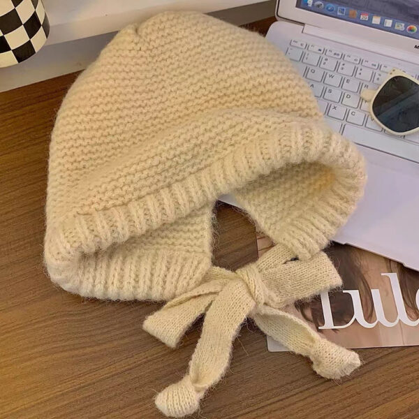 Fair Island Style Knitted Hat Children'S Retro Dual-Purpose Bag Hat Warm Wool Hat Ear Protection Street Style - Image 12