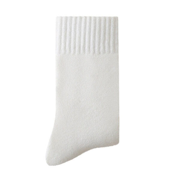 2 Prs-Heat Storage High Tube Socks Men'S Piled And Thickened Warm Medium Tube Sweat-Absorbing And Breathable Stockings - Image 3