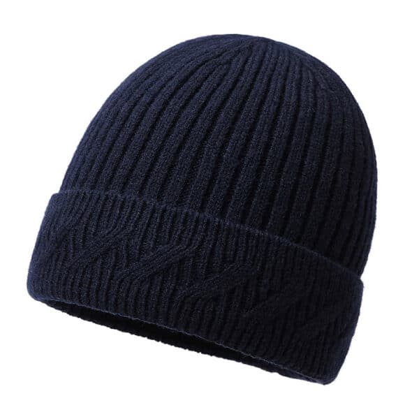 Men'S Knitted Hat Winter Travel Warm Pullover Hat Outdoor Sports Youth Solid Color Simple Hat - Image 12