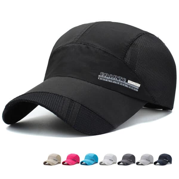 Breathable Mesh Sport Snapback Hat Cool Baseball Hat