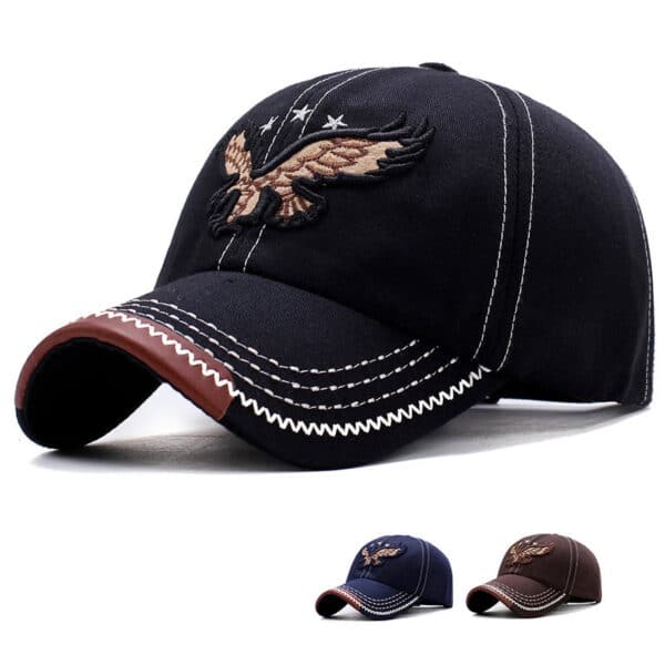 Cool Cowboy Sport Baseball Cap 3D Embroider Snapback Cap