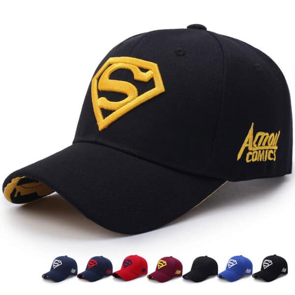Fashion Super Hero 3D Embroider Cool Snapback Baseball Cap